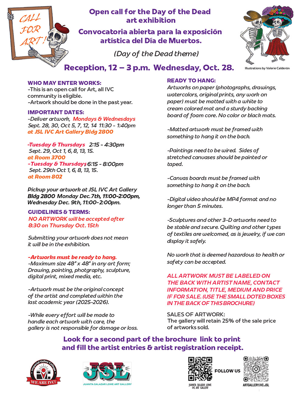 Brochure Day of the Dead Flyer