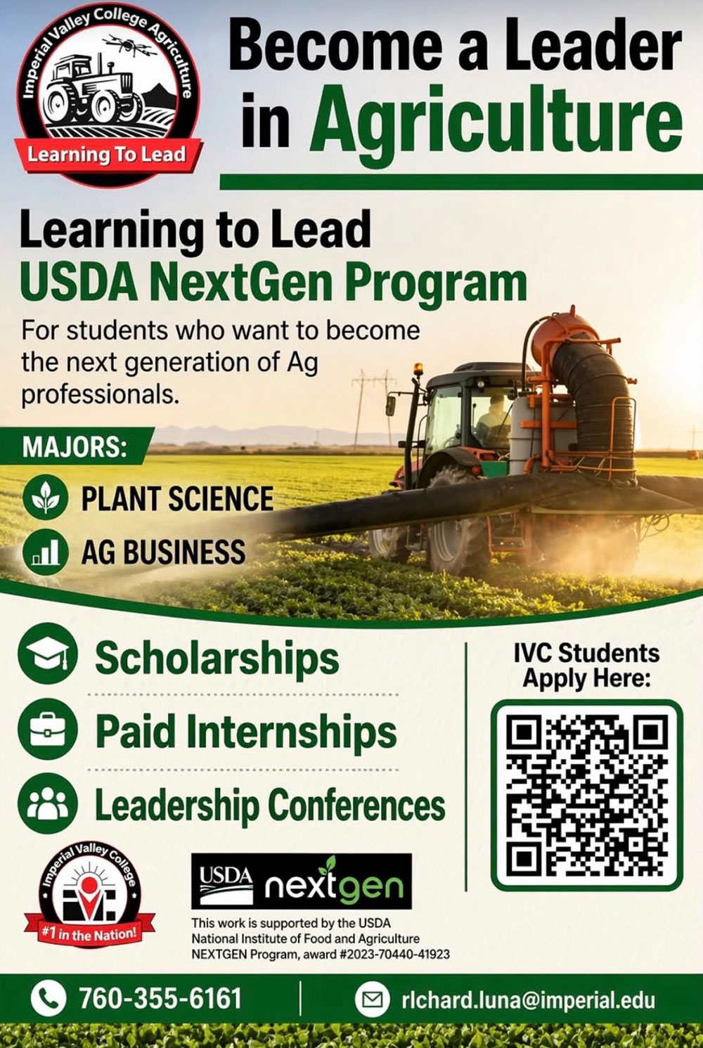 Learn to Lead flyer