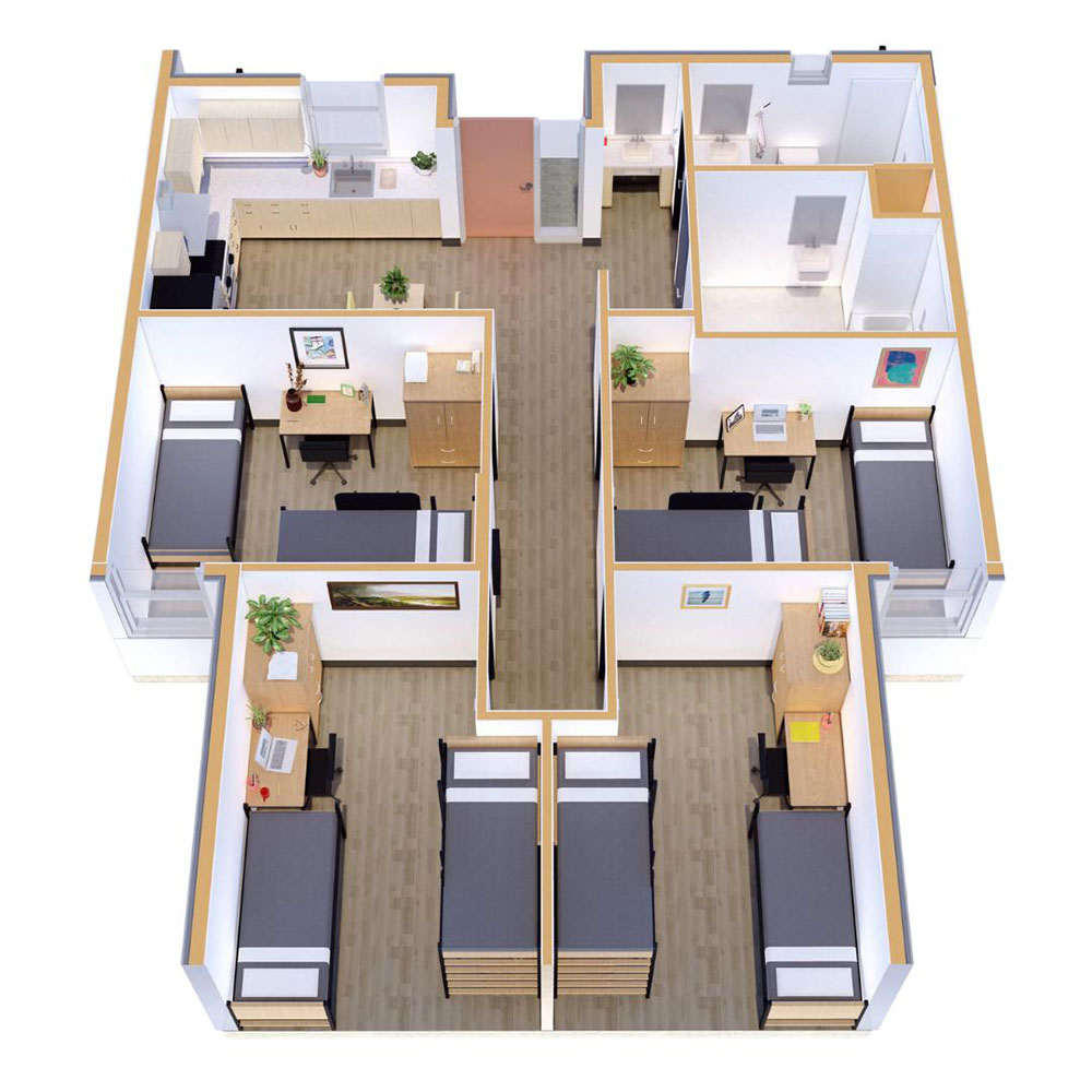 Housing Isometric view